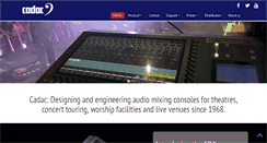 Desktop Screenshot of cadac-sound.com